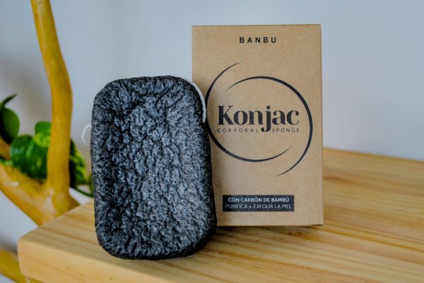 KONJAC CORPORAL CARBON ACTIVO