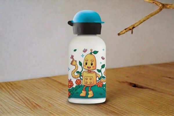 BOTELLA TÉRMICA INFANTIL 0,35L TAPÓN HIT