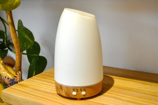 DIFUSOR AROMAS VIDRIO Y MADERA