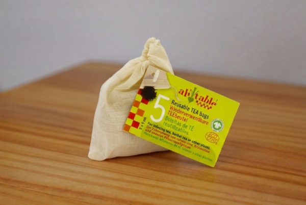 BOLSITAS DE TÉ ALGODÓN (Pack 5ud)