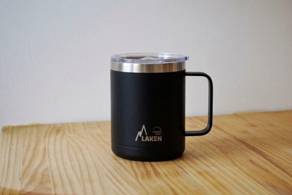 TAZA TÉRMICA DE ACERO INOX. 0,36L